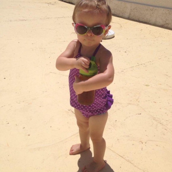 Purple Polka Dot Tankini - Picture 2 of 10